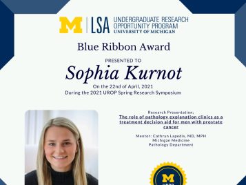 2021 UROP Spring Symposium Blue Ribbon IG 2 